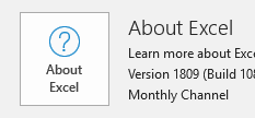 Excel about button